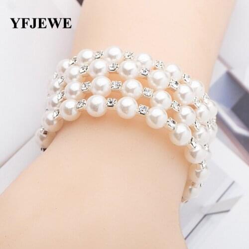 YFJEWE New Design Fashion Crystal Bracelets Bangles Christmas Gifts For Women Fashion Women Bracelet Elegant Jewelry B010