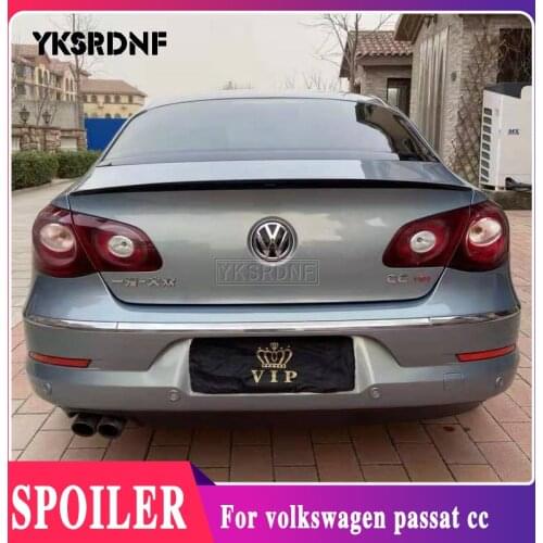 YKSRDNF For Volkswagen VW Passat CC 2009 2010 2011 2012 2013 2014 2015 2016 Car ABS Plastic Unpainted Primer Rear Wing Spoiler
