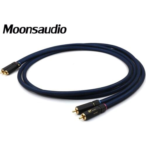 YTER SQ-88B G5 6N Pure Copper Silver Plated Audio Interconnect Cable with Pailiccs RCA Plug Connector