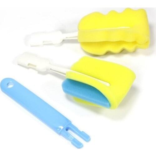 1PC Bottle Cleaning Brush Wineglass Sponge Brush Long-handled Washing Brush Kitchen Tool for Coffe Tea Cup