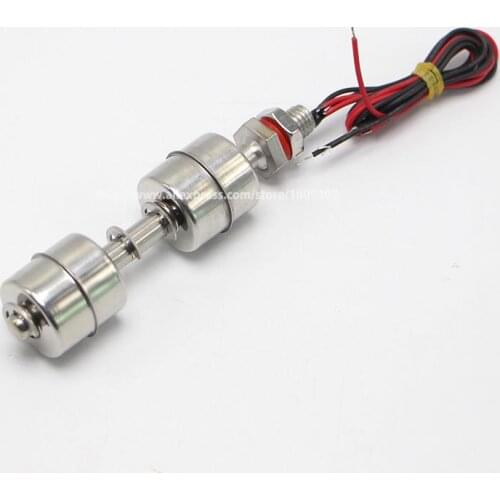 220V 50W 304 Stainless Steel Dual Ball Float Switch Liquid Level Sensor Switch ZS10010-2-50 2A1