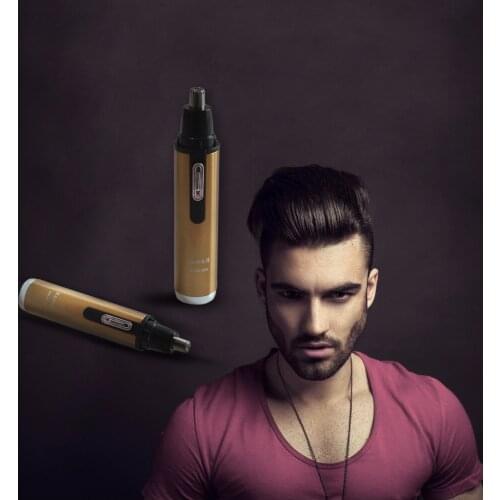 Aluminum Alloy Electric Nose Hair Trimmer Eyebrow Ear Hair Trim Cut For Mans Vibrissa Rhinothrix Timmer Nose Wool Implement