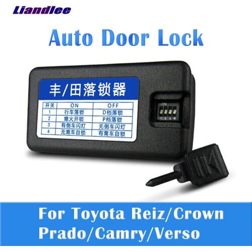 Auto Door Lock For Toyota Reiz/Crown/Prado/Camry/Verso Window Lifter Car Electronics Accessories OBD Latch Plug and Play