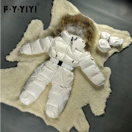 Brand Winter Newborn Baby Girls Boys Snowsuit Down Feather Jacket Jumpsuit Infant Toddler Hooded Warm Clothes Leotard Bodysuit