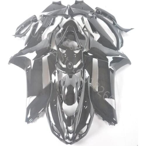Black Motocle Fairing For KAWASAKI NINJA ZX6R 07-08 ZX-6R 2007 2008 customized Fairings kit (Injection molding)