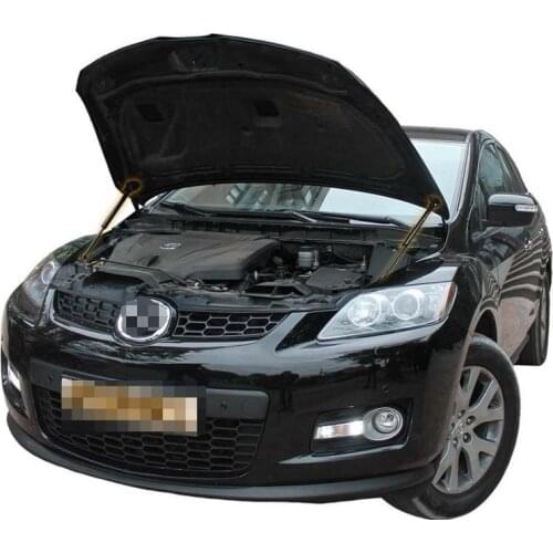 For Mazda CX-7 CX7 2006-2012 Front Bonnet Hood Modify Gas Struts Carbon Fiber Spring Damper Lift Support Absorber
