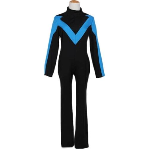 Custom Made Zentai Young Justice Robin Dick Grayson Nightwing Costume Superhero Halloween Cosplay Adult Costume
