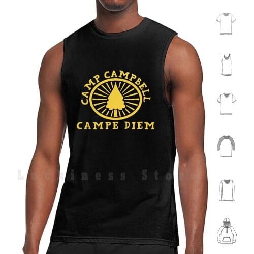 Camp Campbell Campe Diem tank tops vest 100% Cotton Camp Campbell Campe Diem Camp Camp Cc Camp Camp David Camp Campbell Cc