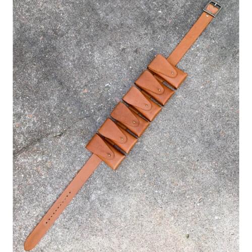 Star War Tusken Raider Belt Pouch Cavalry Leather Bandolier Ammo Cartridge Bag Sash Steampunk Larp Thief Accessory For Men Women