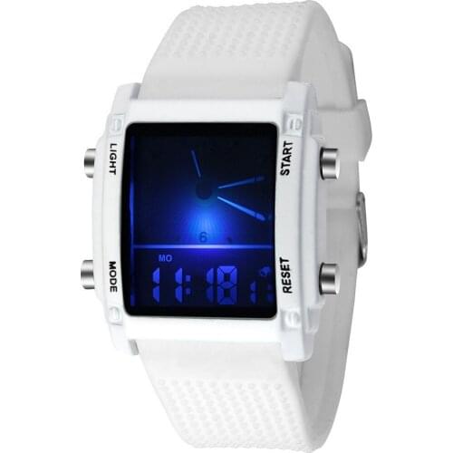 Multifunction Sport Digital Watch for Men Dual Led Display Screen Watches Alarm Clock Outdoor Wristwatch Male Relogio Masculino
