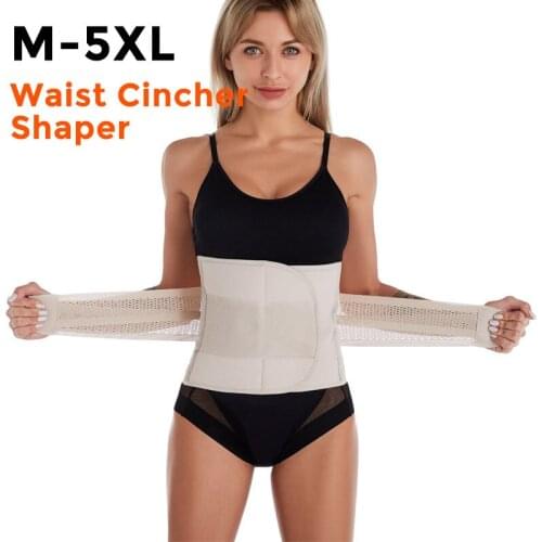 Modeling Strap Waist Trainer Body Shaper Slimming Sheath Woman Flat Belly Fajas Reductoras Colombian Postpartum Girdles Belt