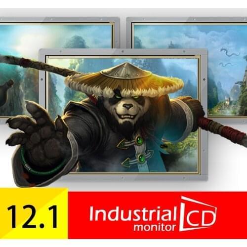 12.1 Inch Open Frame Four/ five wire Resistive Touch Screen Monitors/ 12 inch Touchscreen Monitor for Medical