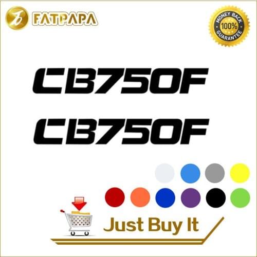 Motorcycle bike Fuel tank Wheels Fairing notebook Luggage helmet MOTO Sticker decals For Honda CB750F CB 750F