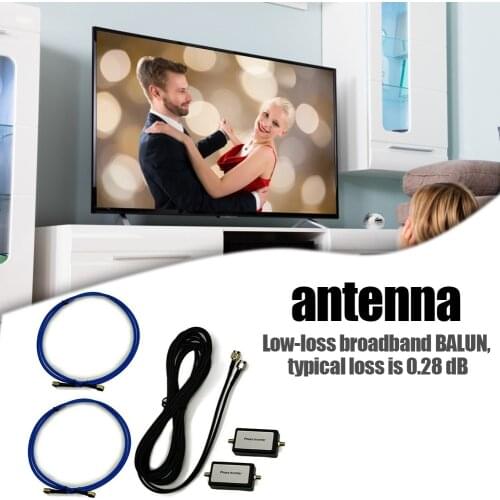 Portable Magnetic Antenna YouLoop 250mW Passive Magnetic Loop Antenna with Low Loss Broadband BALUN for HF VHF