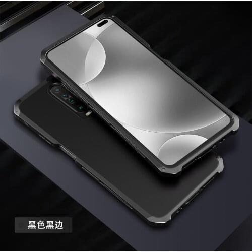 Luxury Metal Aluminum Bumber Armor Cover For Xiaomi Redmi K30 Heavy Duty Protective Case For Redmi K30 Hard Phone Case K30 5G