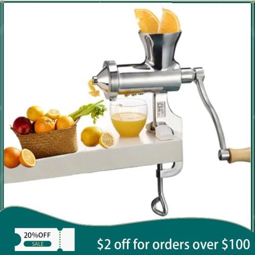 Manual Orange Juicer Extractor Lemon Lime Citrus Juice Hand Squeezer Press Mini Heavy Duty Stainless Steel Metal Juic