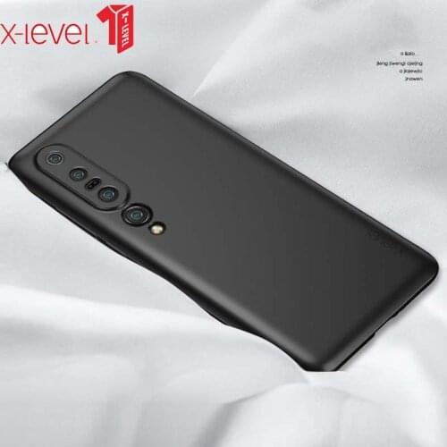 X-level Ultra Thin Case For Xiaomi Mi 10 Case Matte Touch Soft Tpu Shockproof Back Phone Cover For Mi 10 Pro Case