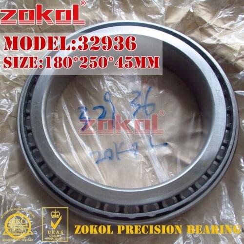 ZOKOL bearing 32936 2007936E Tapered Roller Bearing 180*250*45mm