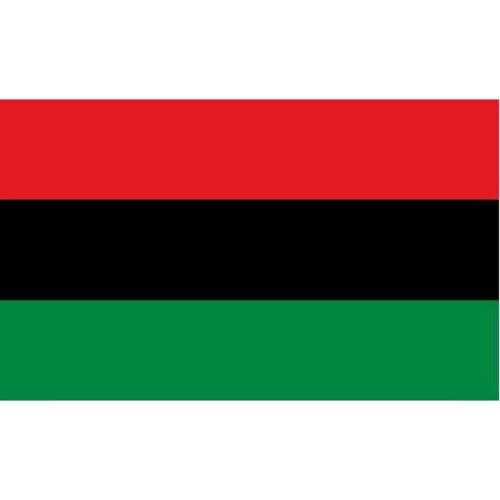 100 Pcs/Lot Black Liberation Unia Pan Flag 90x150 CM Cheap Country Banner Polyester Vivid Color Decoration Sports Indoor Outdoor