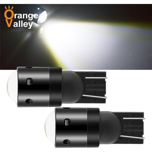 100PCS Super Bright Car LED T10 W5W 2 Turn Side License Plate Light 2825 12961 12396 158 161 168 194 Auto Interior Bulb DC12V