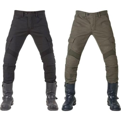 2021 Motorcycle Jeans Hombre Featherbed Jeans Standard Version Moto Ride Trousers Pant for 4 seasons Riding