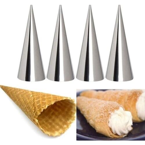 30Pcs Cannoli Tubes Stainless Steel Cannoli Forms Cream Bread Horn Molds DIY Canoli Forms for Baking