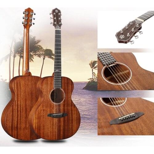 36 inch wooden guitar play matt wood cutaway guitar travel 36inch Solid Wood guitar travel Children guitar unisex shell inlay