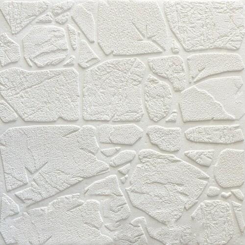 3D Wall Stickers Decorative Bedroom Bedside Living Toom TV Background Wall Paper Waterproof Stone Self-adhesive Wallpaper