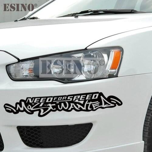 Newest Creative Need For Speed Most Wanted Sticker Car Decoration Decals Small Size for Volkswagen BMW Benz Opel Peugeot Renault