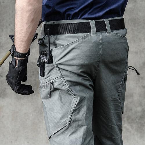 Military Army Pants Mens Urban Tactical Clothing Combat Trousers Multi Pockets Unique Casual Pants Ripstop Fabric