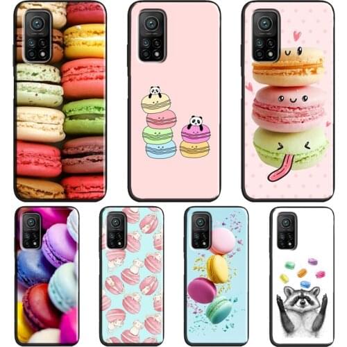 PINK Dessert Ice Cream Macarons Cake Case For Xiaomi Mi 11 Ultra 9 10 Lite Mi 10T Pro Note 10 Lite Cover For POCO X3 Pro M3 F3