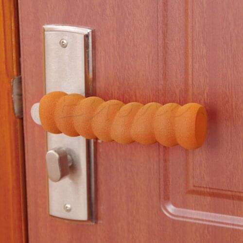Baby Child Doorknob Pad Case Spiral Anti-collision Door Handle Protective Sleeve 24BE