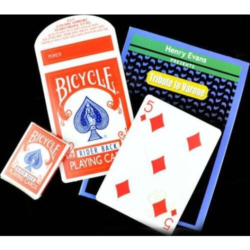 Tribute to Varone by Henry Evans-Tricks,3 pcs/lot,mentalism,stage magic props, illusions,close-up,comedy