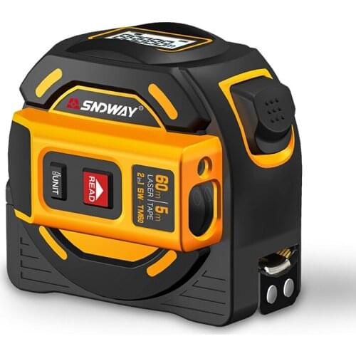 SNDWAY SW-TM40 electronic ruler high precision backlight digital display handheld tool tape measure laser range