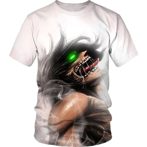 Cartoon Anime Hero Academy 3D Printing 2020 Summer T-shirt Mens Fashion Mens and Womens T-shirt Soft Texture Casual Fashion M