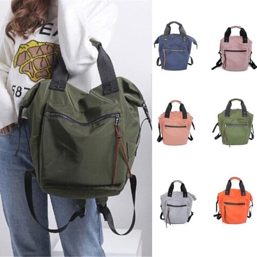 Women Canvas Shoulder Bags Girls Solid Waterproof handbag Shoulder school Large Capacity Satchel Shoulder Bag Bolsa Feminina #38