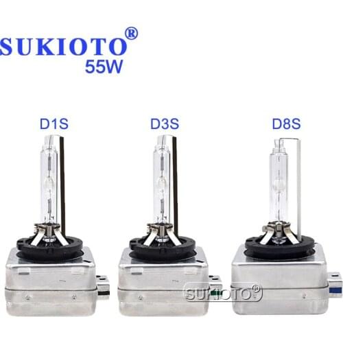SUKIOTO AC D1S D3S D8S 6000K 4300K 5000K 8000K bulb for D1S D3S ballasts control Unit D8S car Headlight bulbs lamp