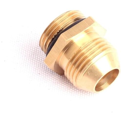 3pcs Outside Diameter 18mm Brass Connector Garden Hose Quick Connector Hex Male Thread Brass Adapter