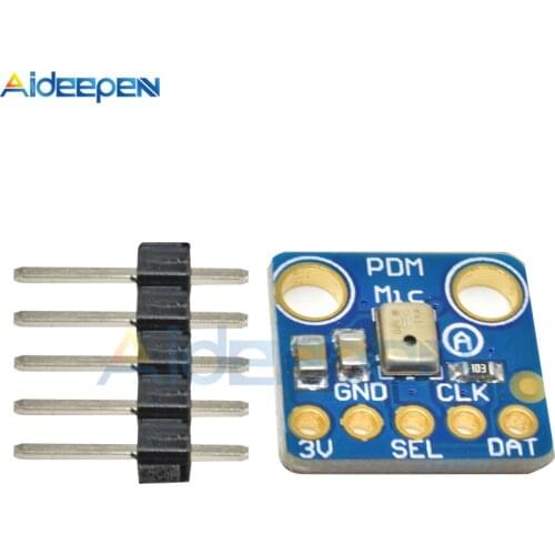 Digital MP34DT01 Microphone Module Simple Pulse Density Modulation Output PDM Digital MEMS Microphone Module