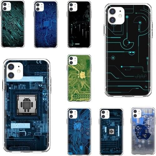 Soft Covers your-Smartphone-core-Circuits-board For Huawei Mate 20 30 40 7 8 9 10 Lite Pro P Smart 2018 2019 Plus G7 G8