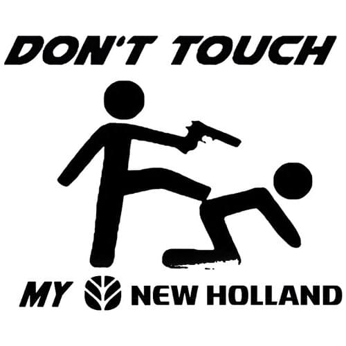 Don't Touch My New Dutch Farmer Truck Remote Control Jdm Vinyl Sticker Accessories Decoration