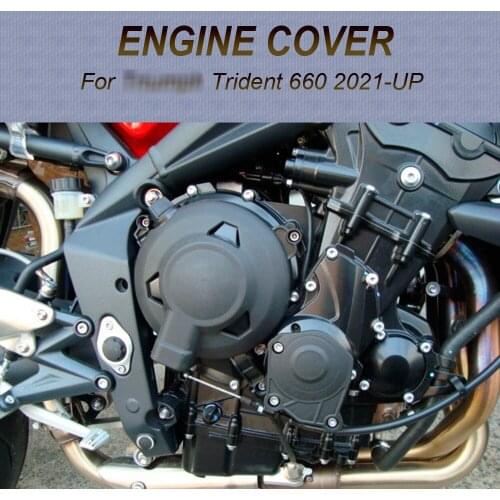 NEW black Motorcycle Engine Protector Cover Crash Guard Falling Protection For Trident 660 TRIDENT 660 2021 2022 -UP