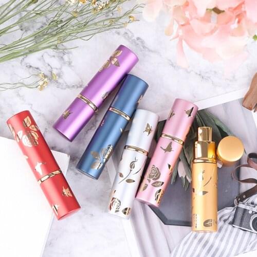 New 3ML 5ML 10ML Portable Refillable Perfume Spray Bottle Marbling Makeup Water Bottle Empty Container Travel Bottle Tool 1pc