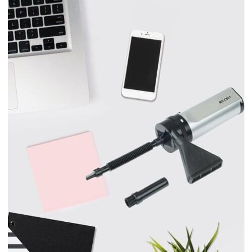 R58A Handheld Vacuum Cleaner Cordless Air Duster Collector for Car Home PC Keyboard AA Battery Powered Portable Small