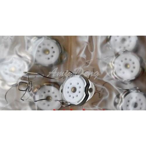 Silver plated with circlip 9 pin header for 6P1 6n1n 6n6 6U1 electron tube