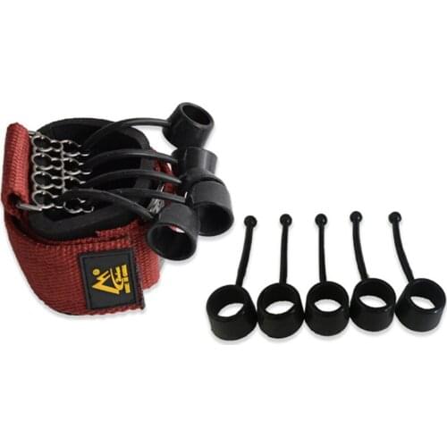 Finger Extensor Exerciser Hand Grip Wrist Strength Trainer Finger Exerciser Resistance Bands Fitness Muscle Training