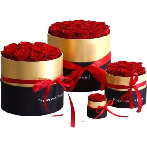 Eternal Rose in Box Preserved Real Rose Flowers With Box Set The Best Mothers Day Gift Romantic Valentines Day Christmas Gifts