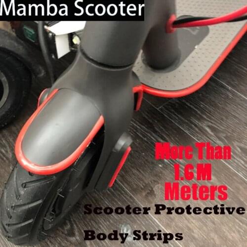 Bumper Protective Body Strips Sticker Tape for Xiaomi Mijia M365 Pro MI M365 Electric Scooter Parts Skateboard Decorative Strips