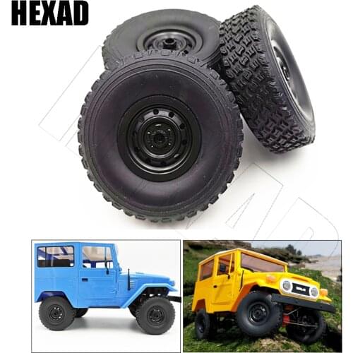 1/16 Toy Car Wheel RC Vehicle 4WD Non Slip Racing Replacement Rim Tires Off Road For WPL C34 B16 B24 B36 C14 C24