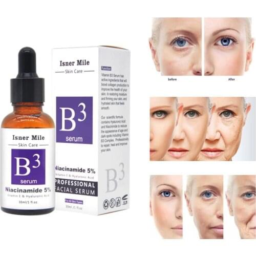 1PCS NEW Niacinamide Serum Face Facial Serum Vitamin B3 Firming Repair Skin Anti Wrinkle Anti Aging Skin Care 30ML TSLM1